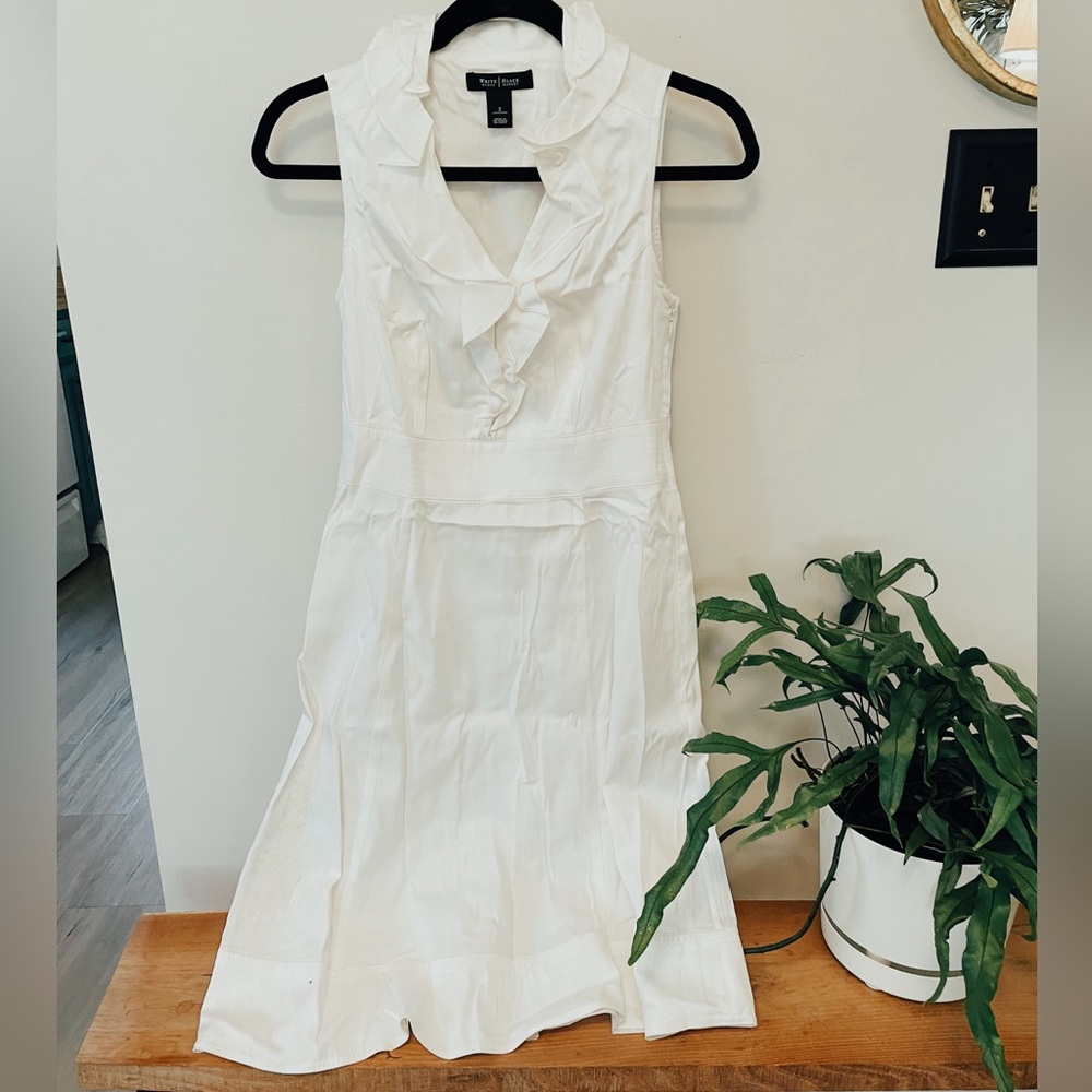 White House Black Market White Dress